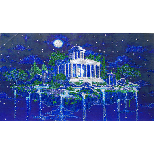 Moon Shrine - Special Shaped Drill Diamond Painting 75*45CM