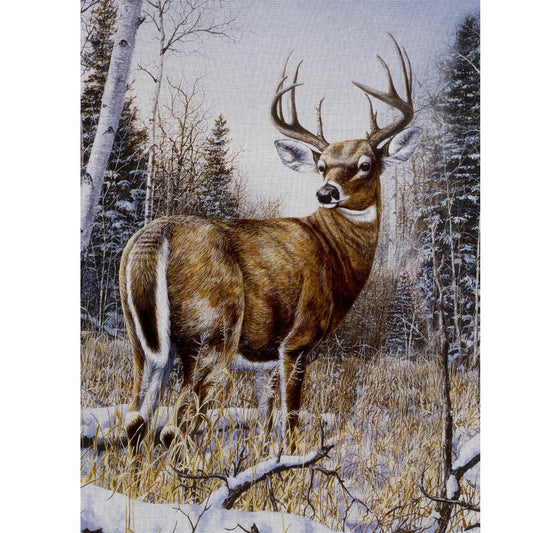 Deer - Full Round Drill Diamond Painting 30*40CM