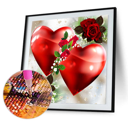 Love Rose - Full Round Drill Diamond Painting 30*30CM