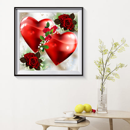 Love Rose - Full Round Drill Diamond Painting 30*30CM