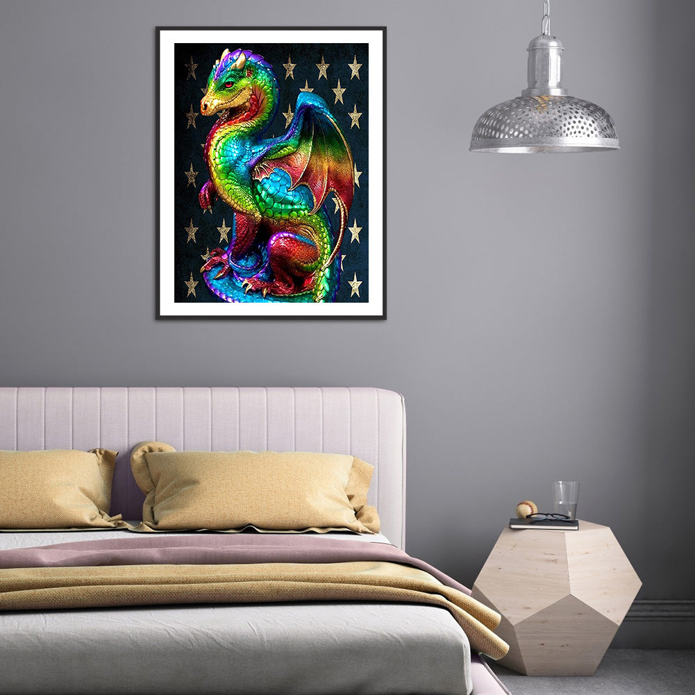 Pterosaur - Full Round Drill Diamond Painting 30*40CM