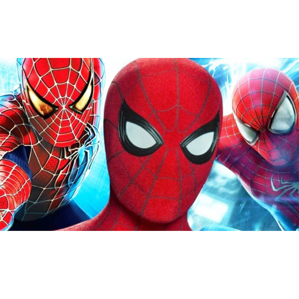 Spider Man - Full Round Drill Diamond Painting 50*30CM