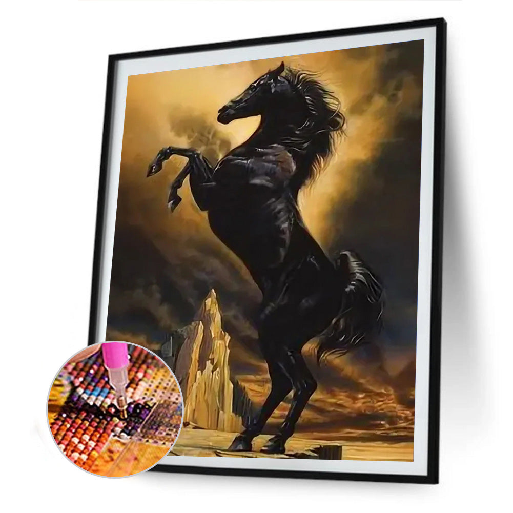 Horse - Full Round Drill Diamond Painting 30*40CM