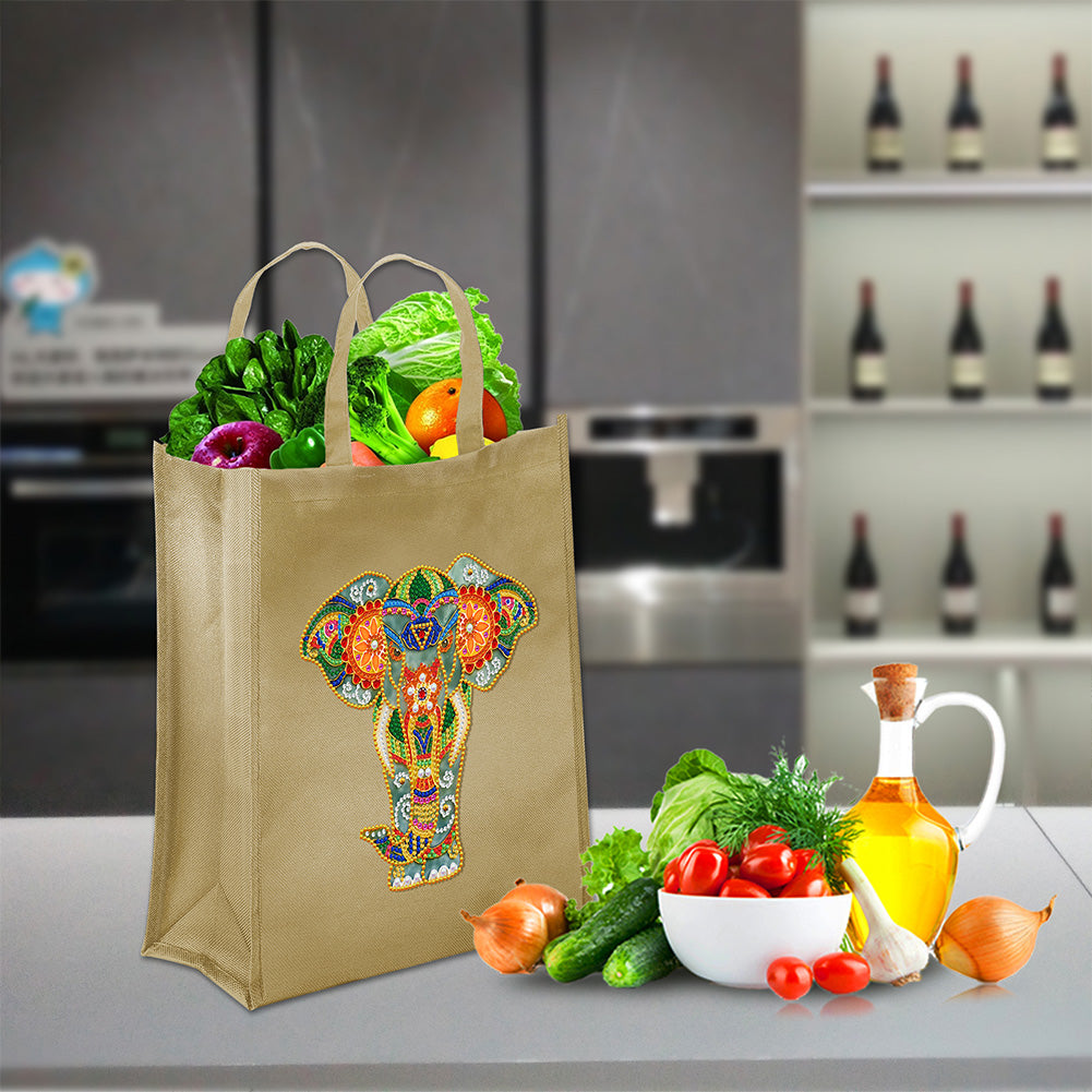 DIY Diamond Painting Oxford Handbag Eco-friendly Storage Bags Grocery Totes