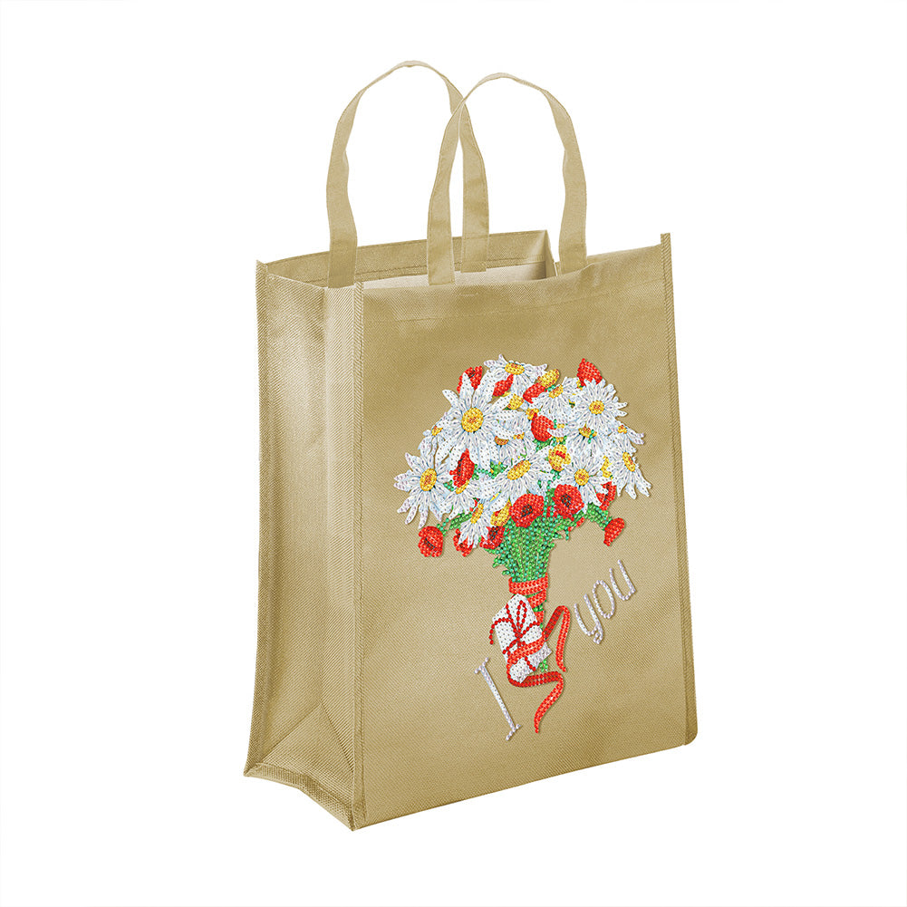 DIY Diamond Painting Oxford Handbag Eco-friendly Storage Bags Grocery Totes