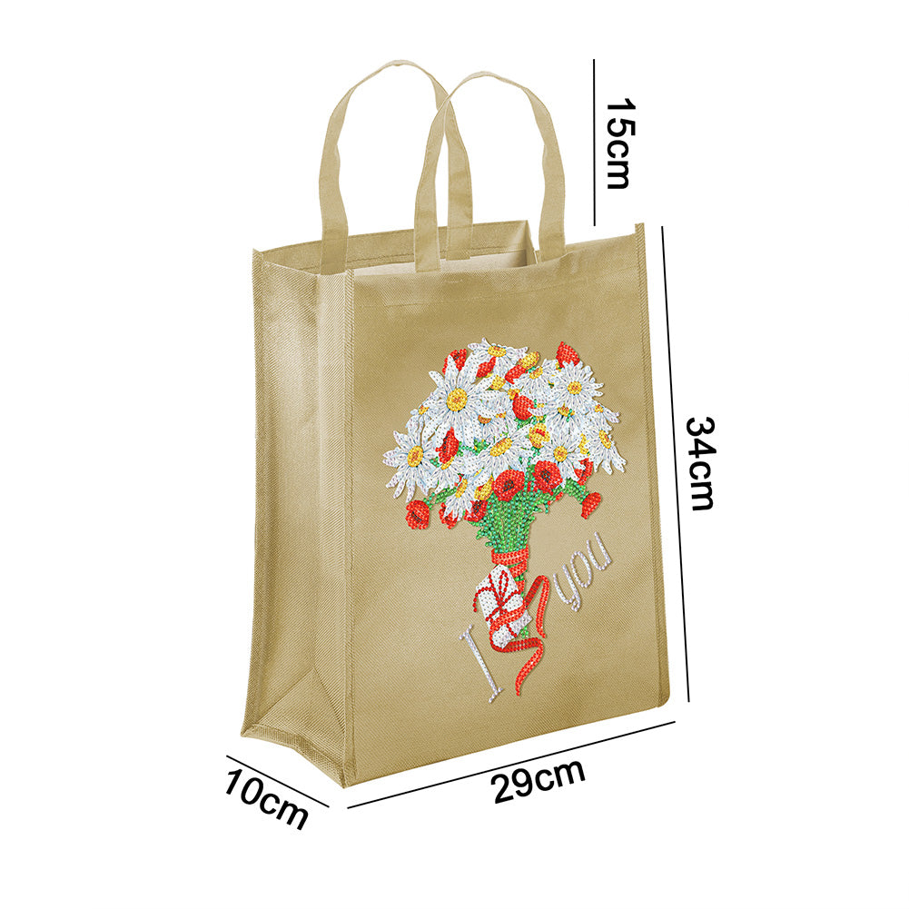 DIY Diamond Painting Oxford Handbag Eco-friendly Storage Bags Grocery Totes