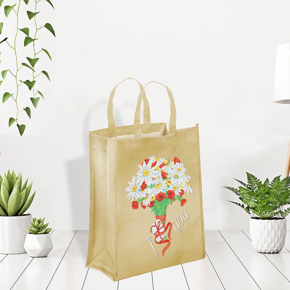 DIY Diamond Painting Oxford Handbag Eco-friendly Storage Bags Grocery Totes