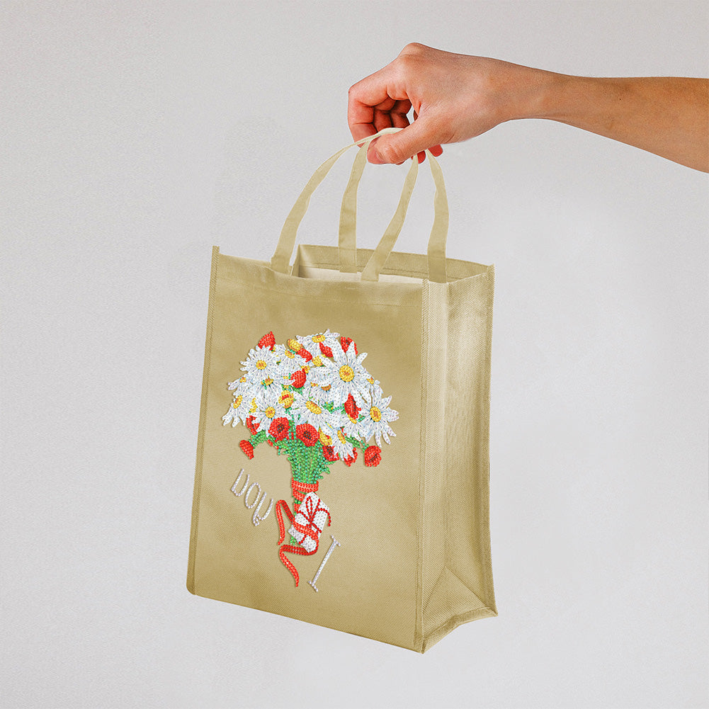 DIY Diamond Painting Oxford Handbag Eco-friendly Storage Bags Grocery Totes