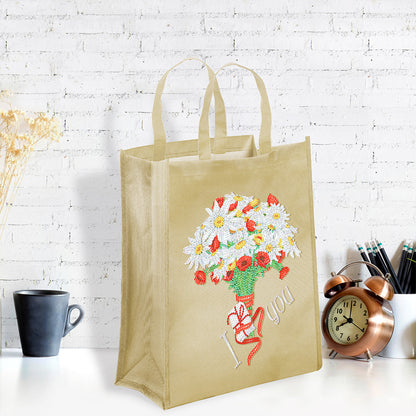 DIY Diamond Painting Oxford Handbag Eco-friendly Storage Bags Grocery Totes