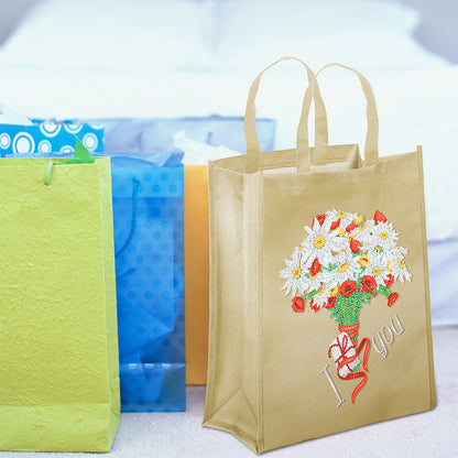 DIY Diamond Painting Oxford Handbag Eco-friendly Storage Bags Grocery Totes