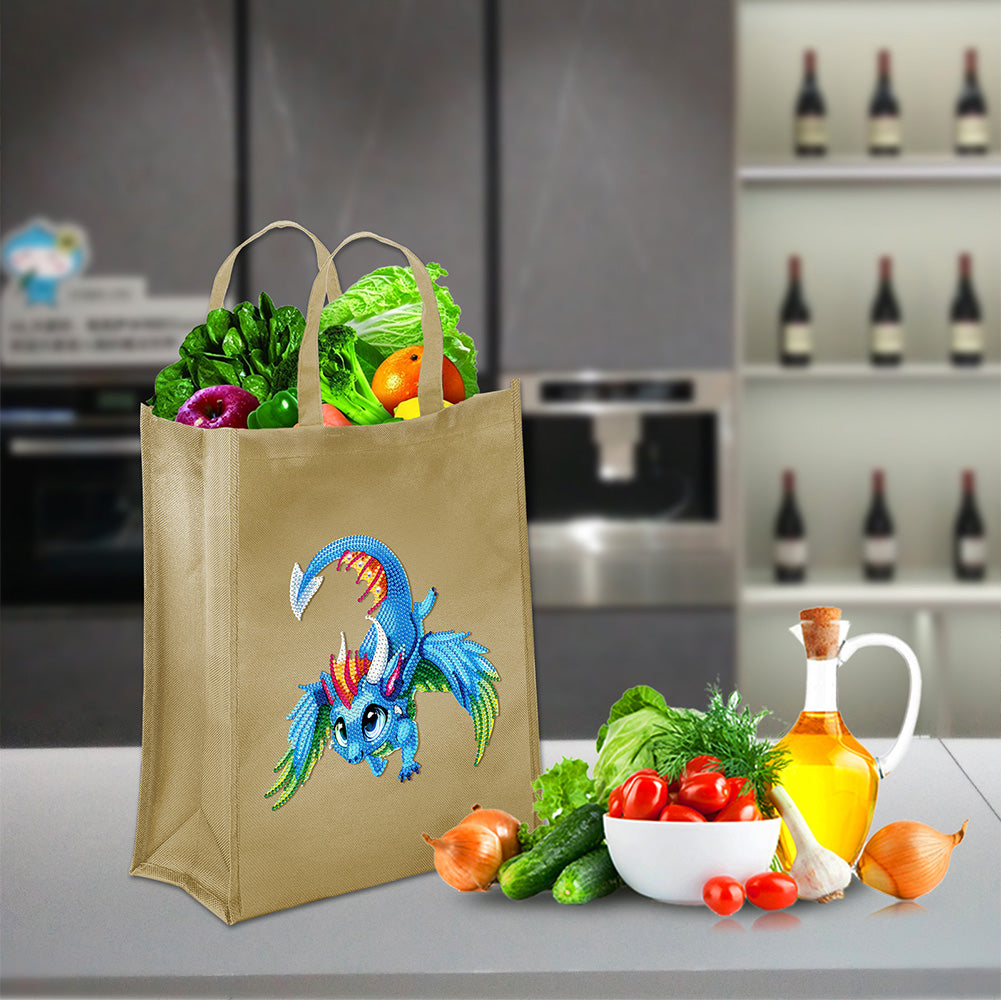 DIY Diamond Painting Oxford Handbag Eco-friendly Storage Bags Grocery Totes