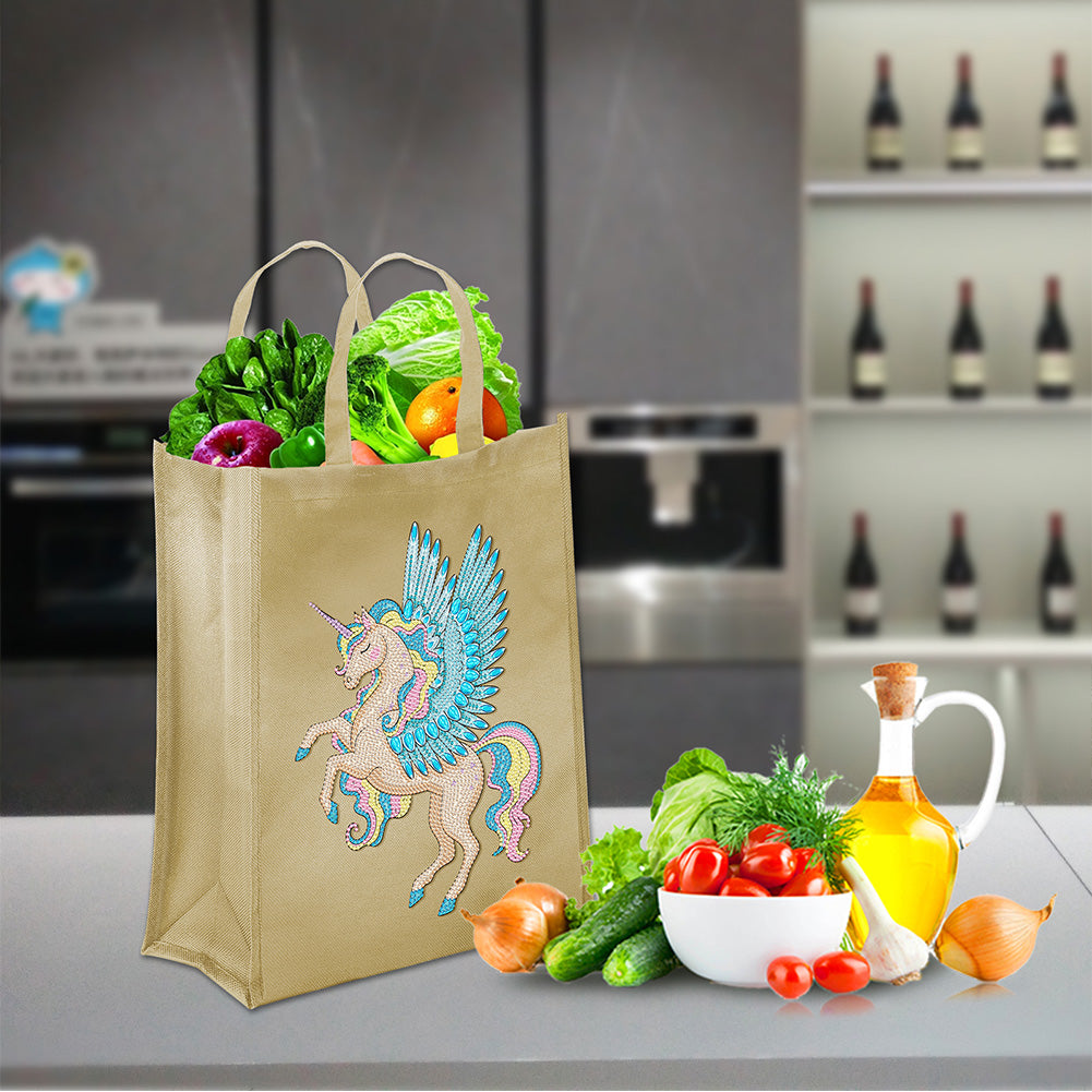 DIY Diamond Painting Oxford Handbag Eco-friendly Storage Bags Grocery Totes