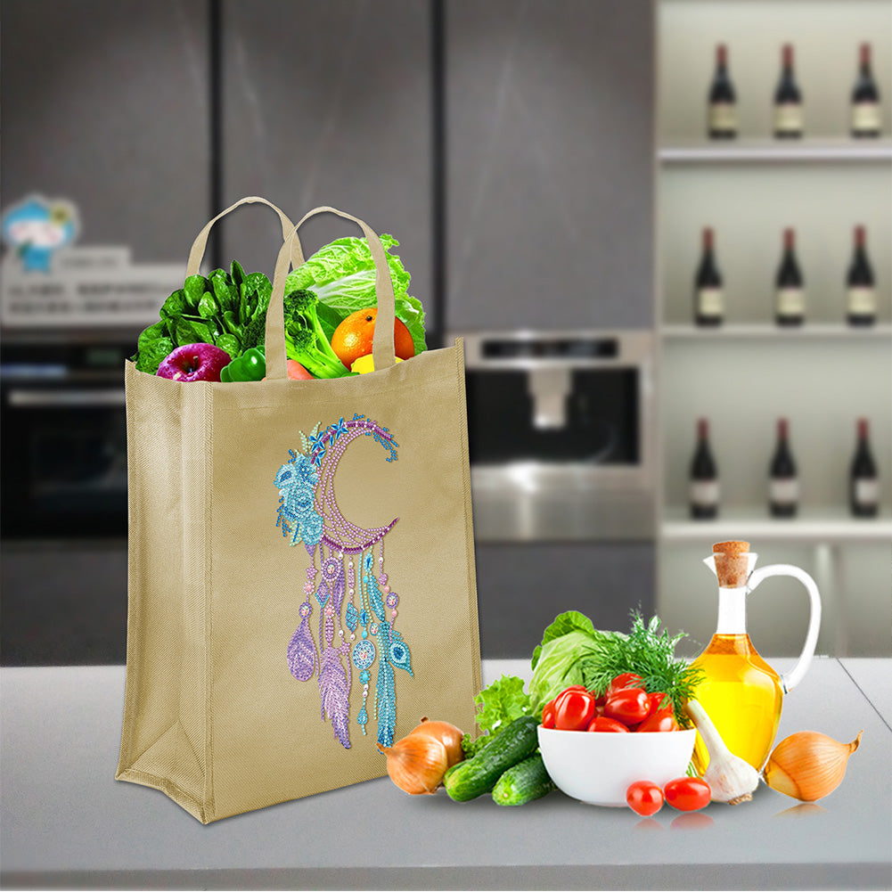 DIY Diamond Painting Oxford Handbag Eco-friendly Storage Bags Grocery Totes