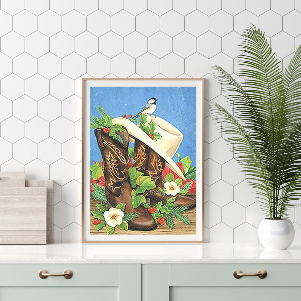 Jazz Boots - Full Round Drill Diamond Painting 30*40CM