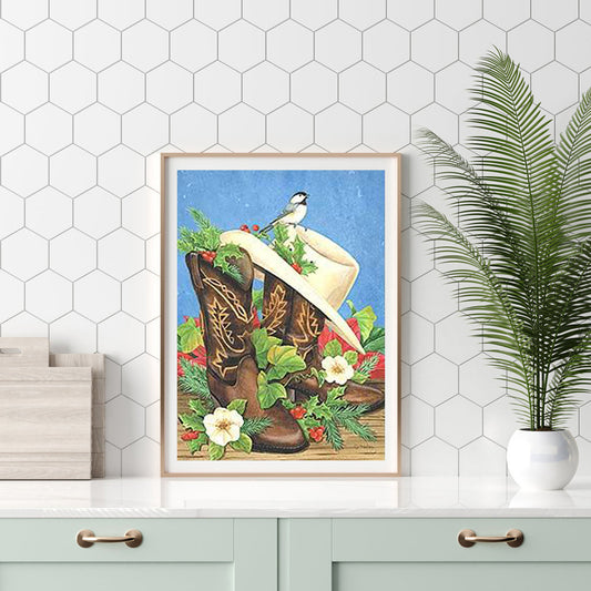 Jazz Boots - Full Round Drill Diamond Painting 30*40CM