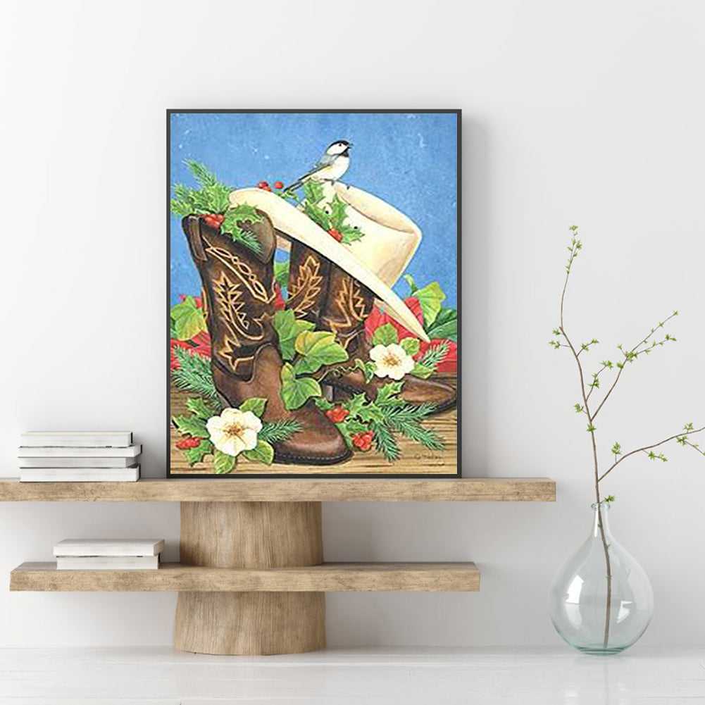 Jazz Boots - Full Round Drill Diamond Painting 30*40CM