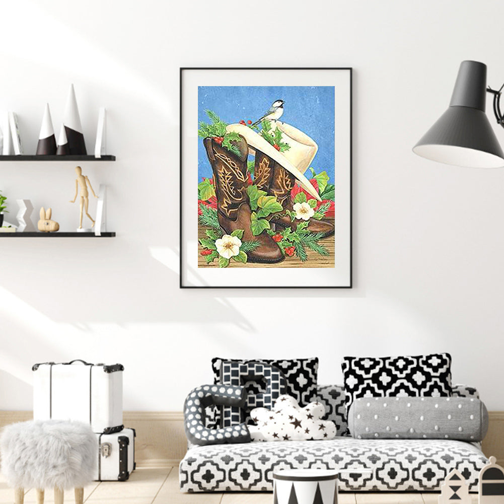 Jazz Boots - Full Round Drill Diamond Painting 30*40CM