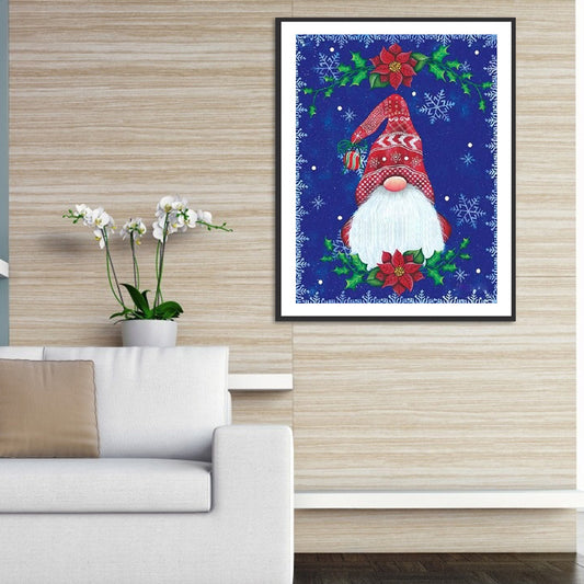 Red Gnome - Full Round Drill Diamond Painting 30*40CM