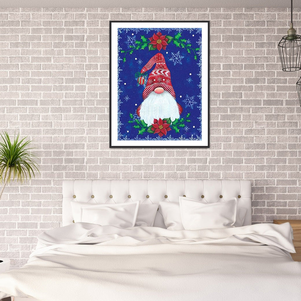 Red Gnome - Full Round Drill Diamond Painting 30*40CM