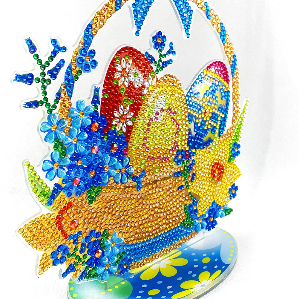 5D Diamond Painting Desktop Ornament DIY Easter Rhinestone Mosaic Crafts