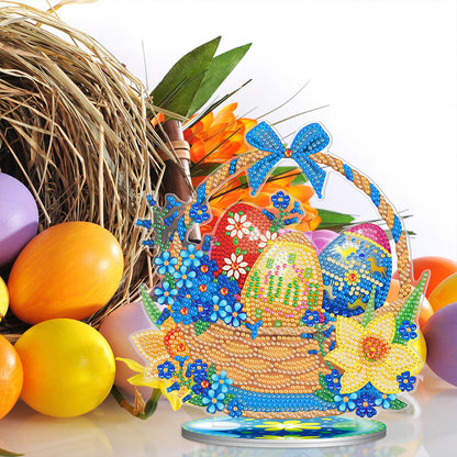 5D Diamond Painting Desktop Ornament DIY Easter Rhinestone Mosaic Crafts