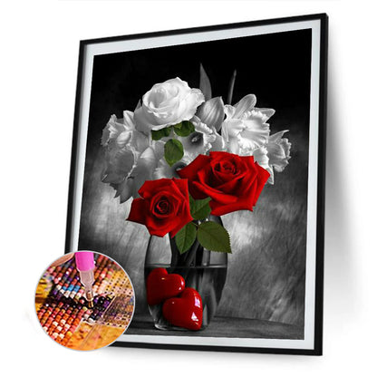 Valentines Day - Full Round Drill Diamond Painting 30*40CM