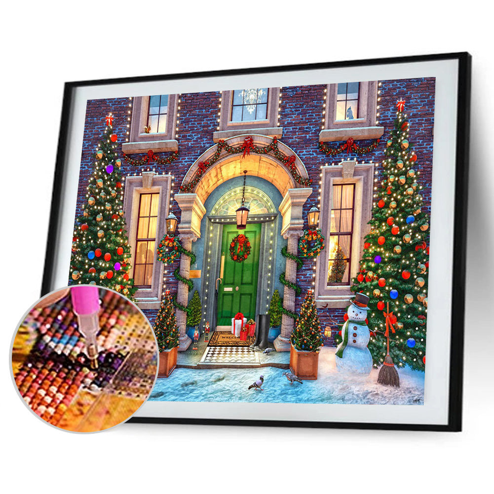 Christmas Festival - Full Round Drill Diamond Painting 50*40CM