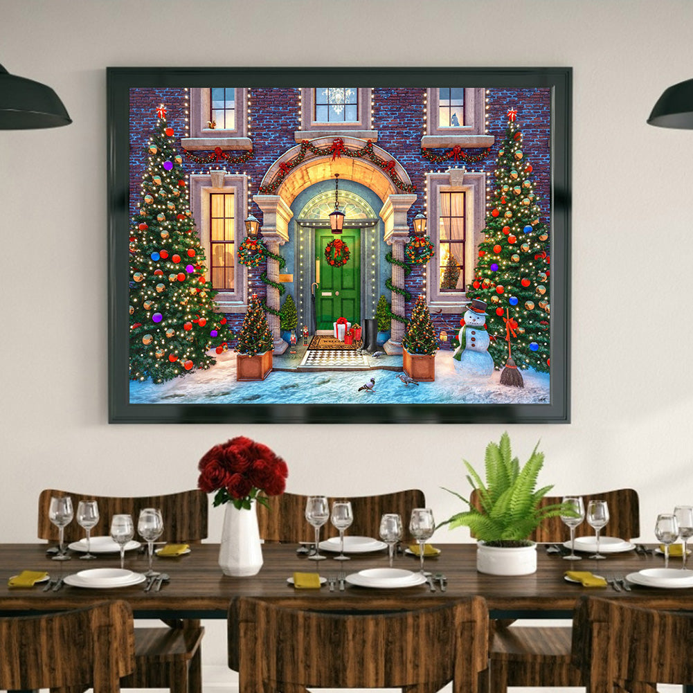 Christmas Festival - Full Round Drill Diamond Painting 50*40CM