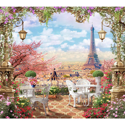 Paris Scenery - Full Round Drill Diamond Painting 50*45CM