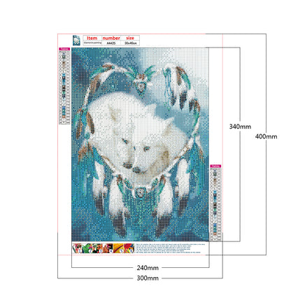 Dream Catcher - Full Round Drill Diamond Painting 30*40CM