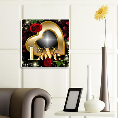 Love Rose - Full Round Drill Diamond Painting 30*30CM