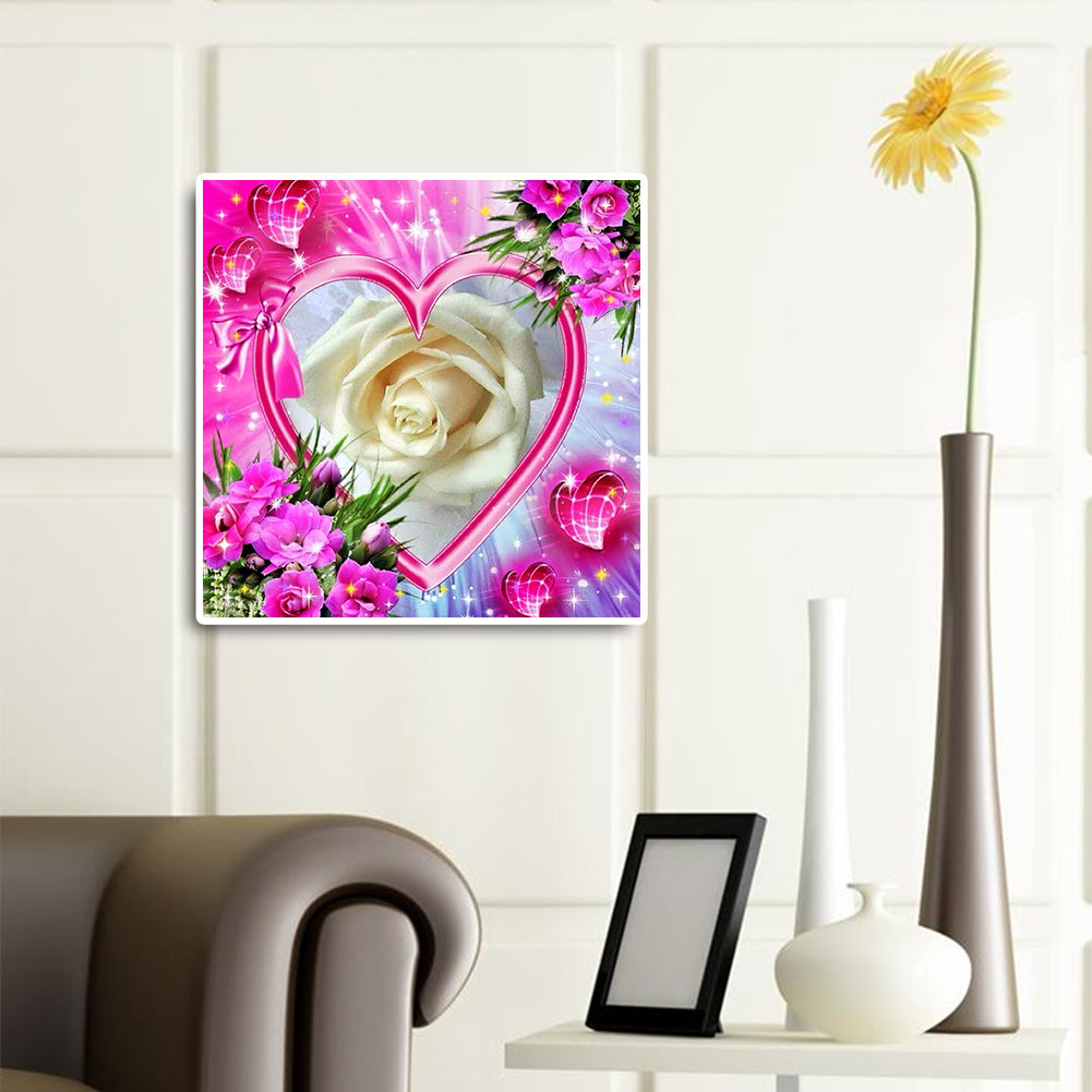 Love Rose - Full Round Drill Diamond Painting 30*30CM