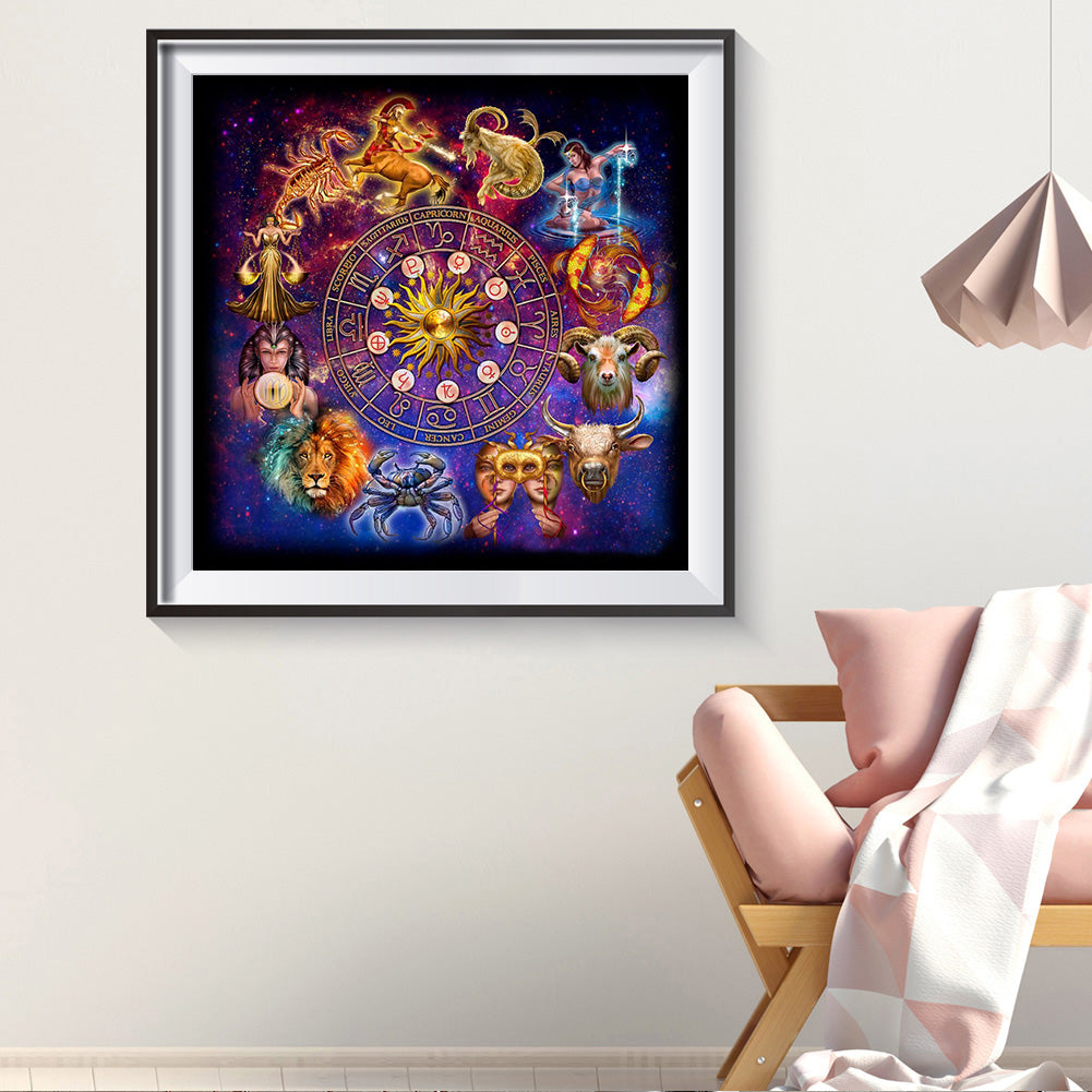 Constellations - Full Round Drill Diamond Painting 30*30CM