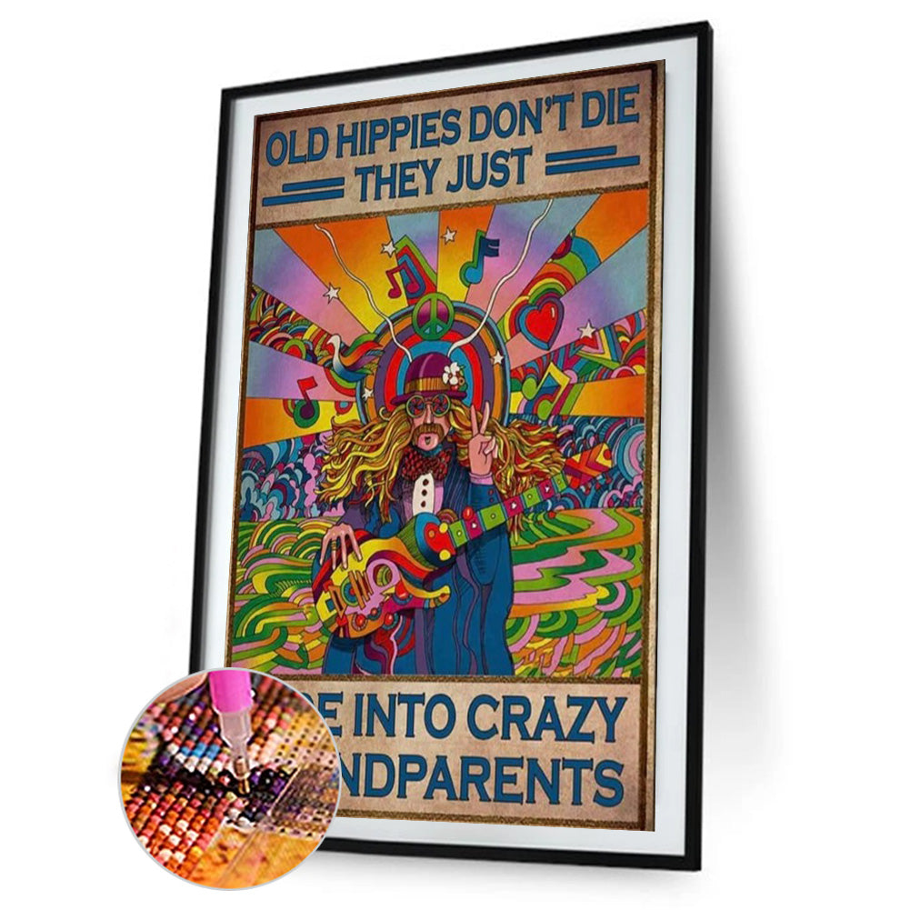 Retro Singer - Full Round Drill Diamond Painting 40*60CM