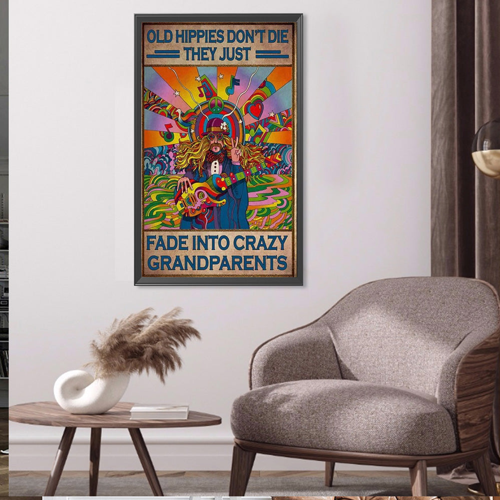 Retro Singer - Full Round Drill Diamond Painting 40*60CM