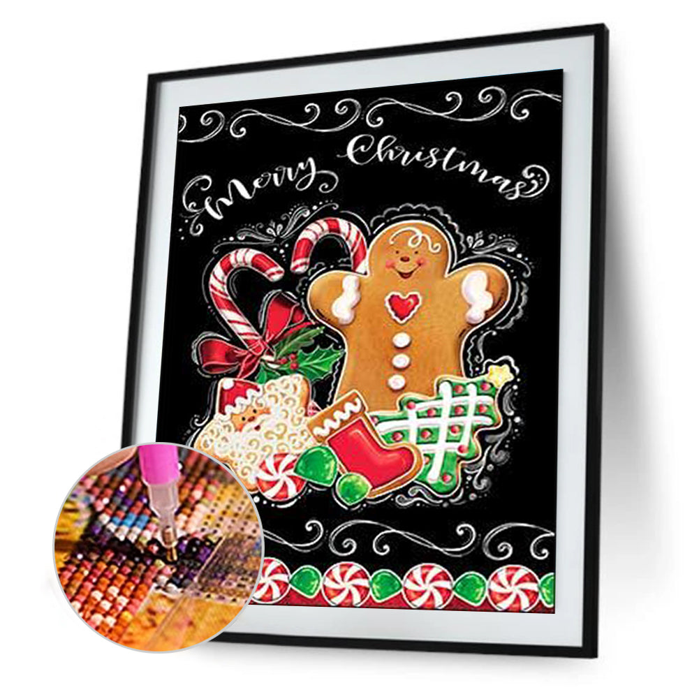 Christmas Holiday - Full Round Drill Diamond Painting 30*40CM