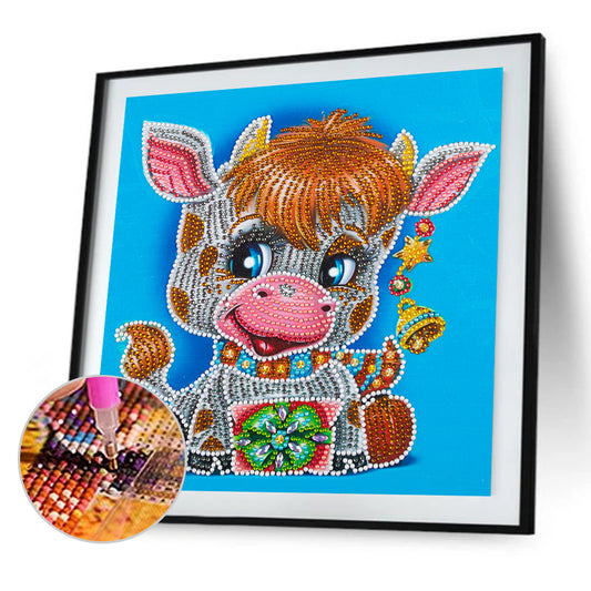 Cattle - Special Shaped Drill Diamond Painting 30*30CM