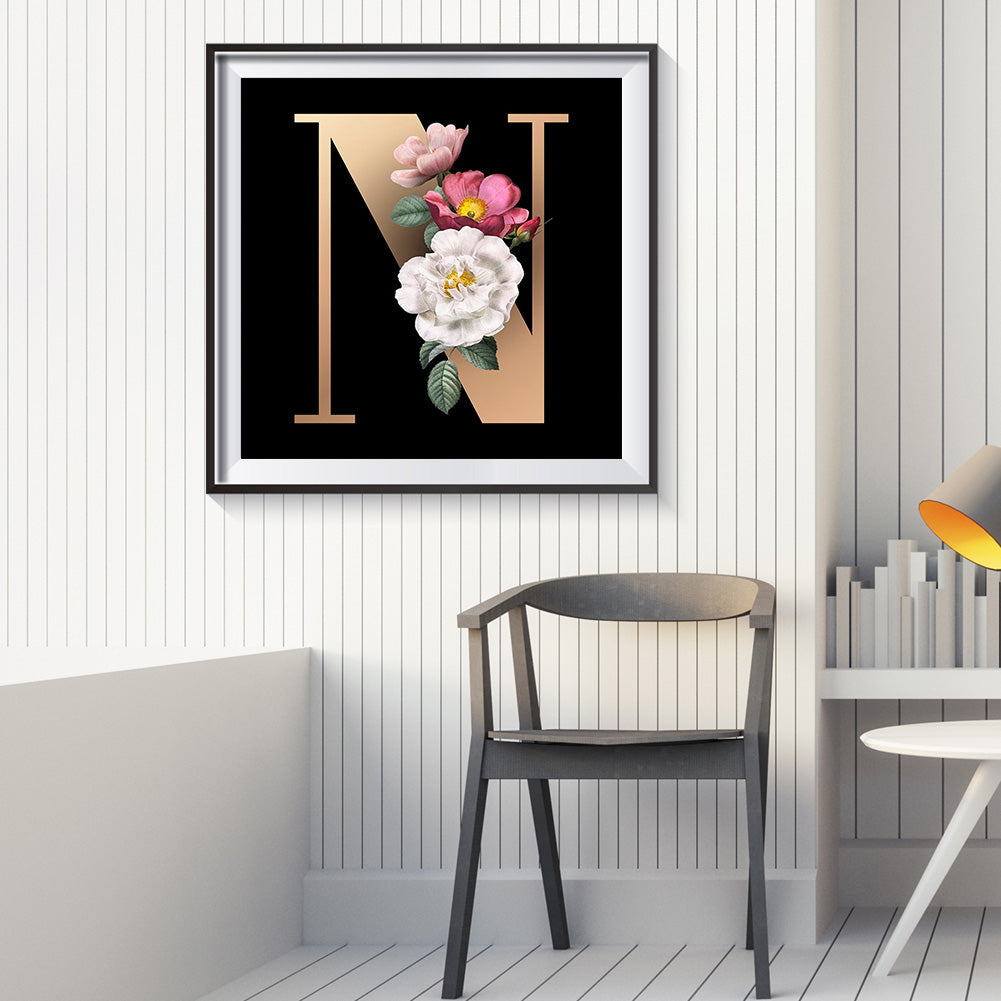 Letter - Full Round Drill Diamond Painting 30*30CM