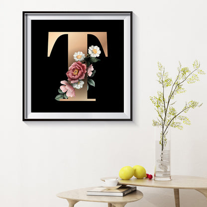 Letter - Full Round Drill Diamond Painting 30*30CM