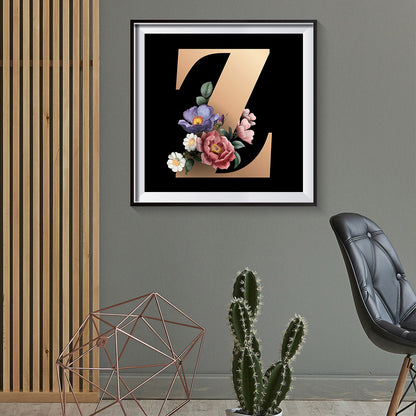 Letter - Full Round Drill Diamond Painting 30*30CM