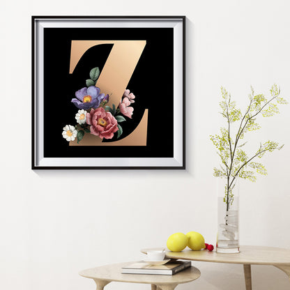 Letter - Full Round Drill Diamond Painting 30*30CM