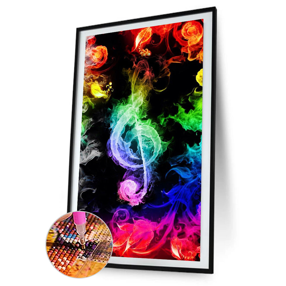 Abstract Note - Full Round Drill Diamond Painting 40*70CM