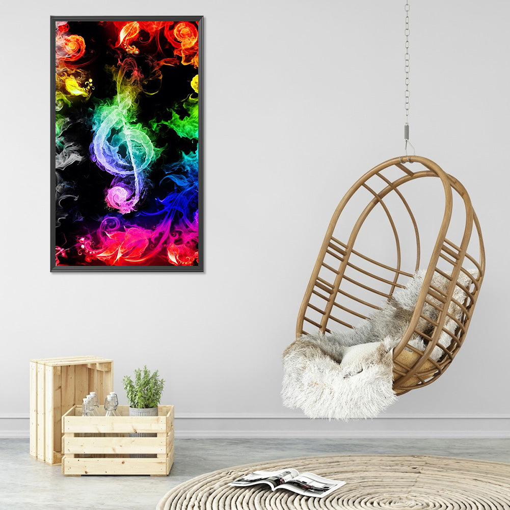 Abstract Note - Full Round Drill Diamond Painting 40*70CM