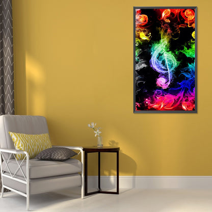 Abstract Note - Full Round Drill Diamond Painting 40*70CM