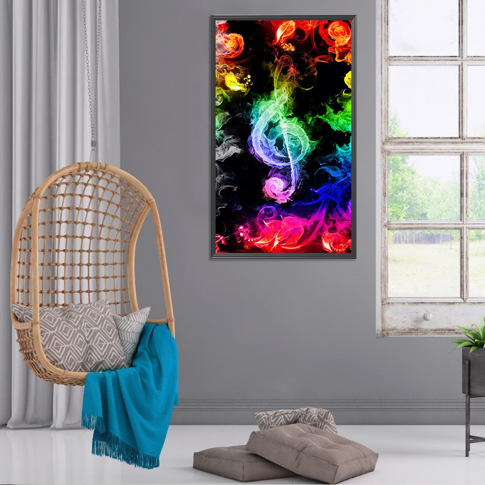 Abstract Note - Full Round Drill Diamond Painting 40*70CM