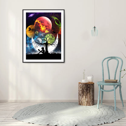 Planet People - Full Square Drill Diamond Painting 50*60CM