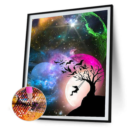 Planet People - Full Square Drill Diamond Painting 50*60CM