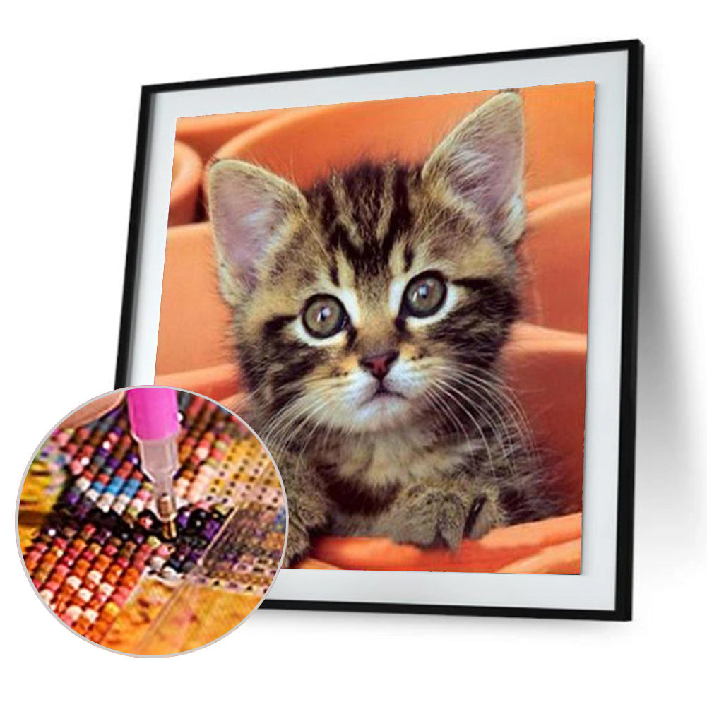 Lovely Cat - Full Square Drill Diamond Painting 30*30CM