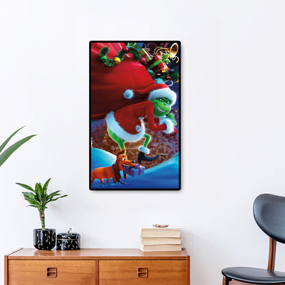 Green Cartoon - Full Round Drill Diamond Painting 30*50CM