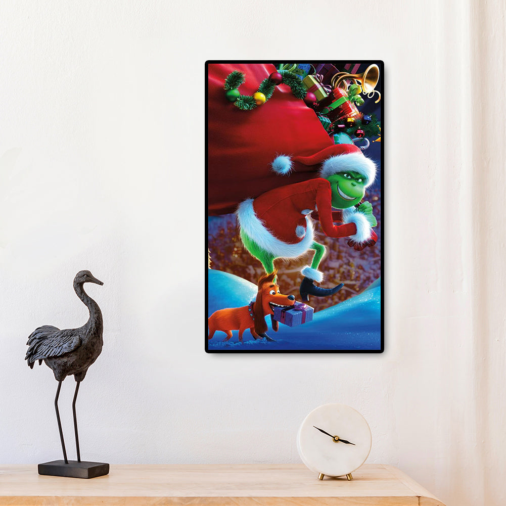 Green Cartoon - Full Round Drill Diamond Painting 30*50CM